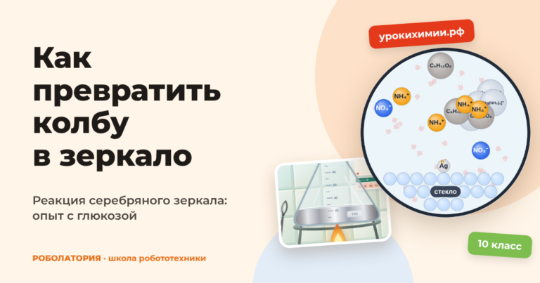 Реакция серебряного зеркала: как превратить колбу в зеркало